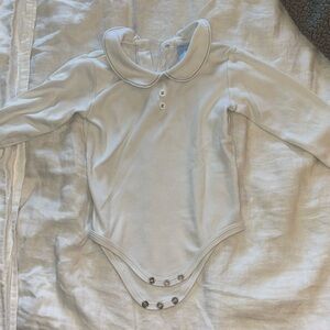 Bella bliss boys button front Peter Pan Pima tee